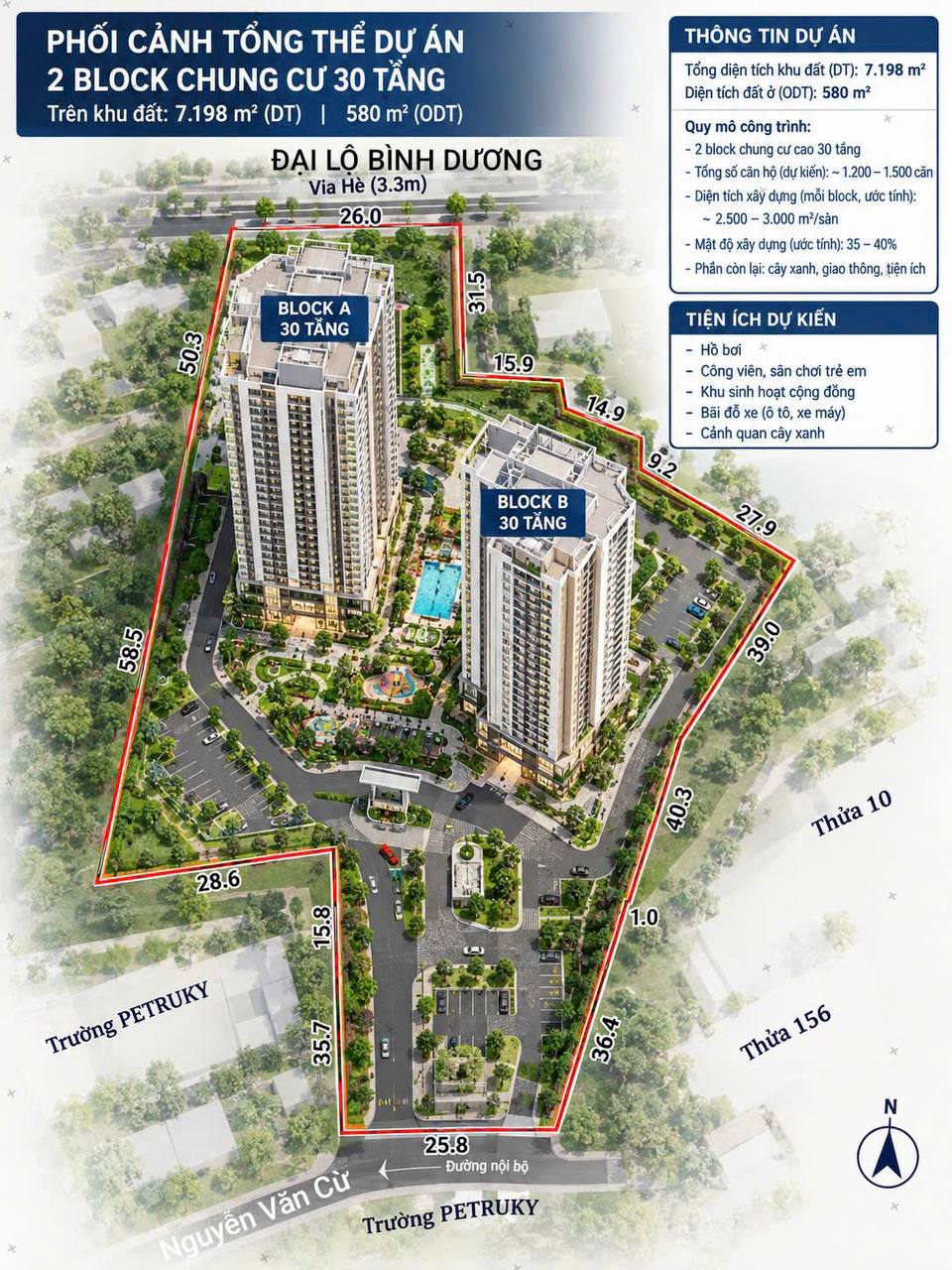 Bán Đất Mặt Tiền Đại Lộ Bình Dương - Hiệp Thành, Bình Dương